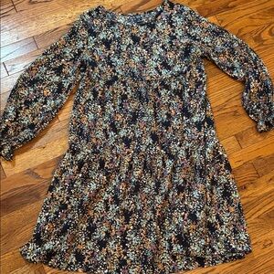 Emery Rose Floral Print Dress